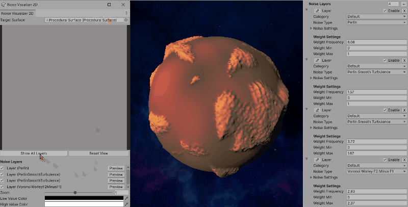 NoiseVisualizer Step 3 - Single Layer Preview