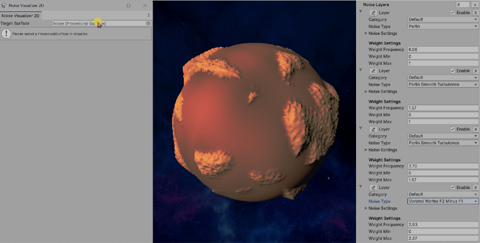 NoiseVisualizer Step 1 - Basic Setup