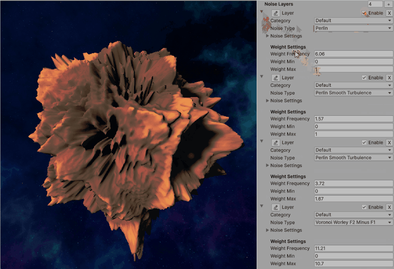 Multiple Layer Noise Animation